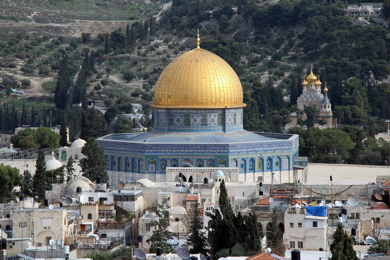 O Monte do Templo em foto de Ronaldo Gomlevsky para Menorah.