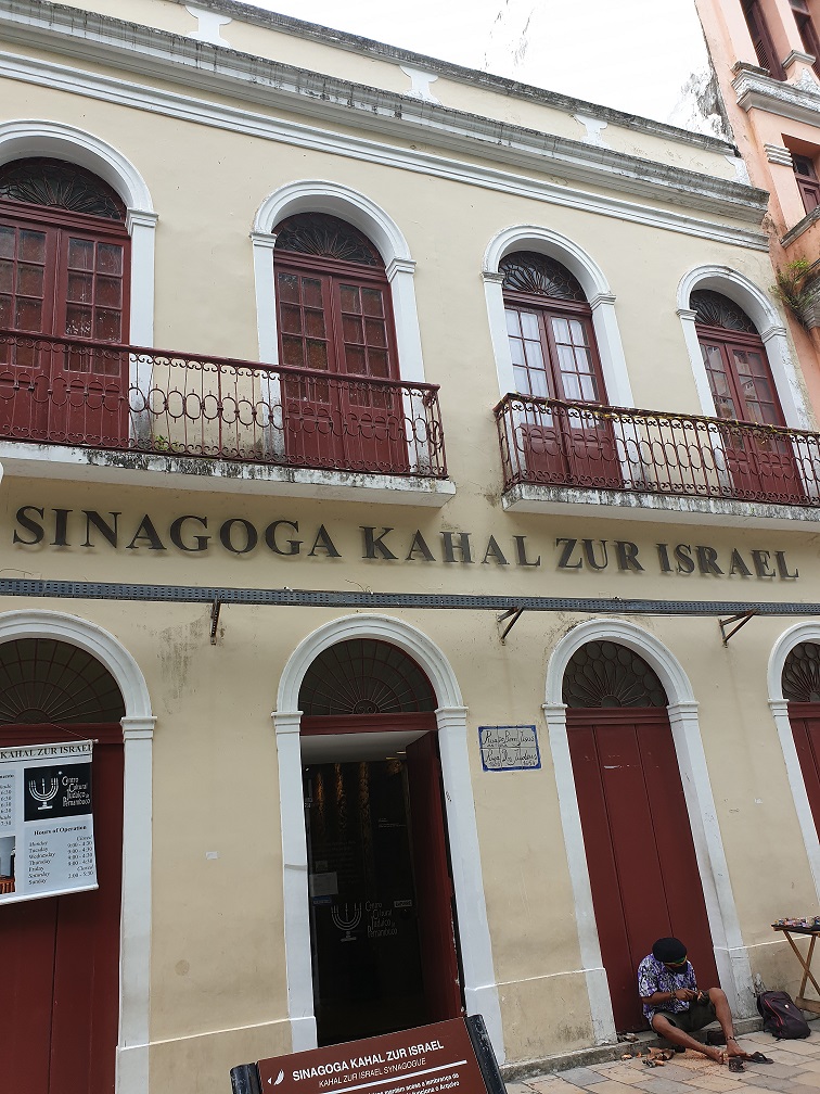 Localizado no Bairro do Recife, Sinagoga Kahal Zur Israel é o