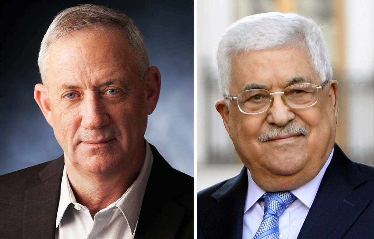 Gantz e Abbas se encontram em Israel