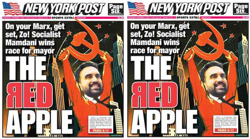 PREFEITO MUÇULMANO em Nova York capa do New York Post